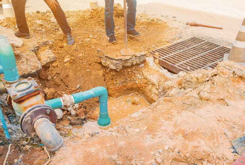 Main Water Line Repair detail
